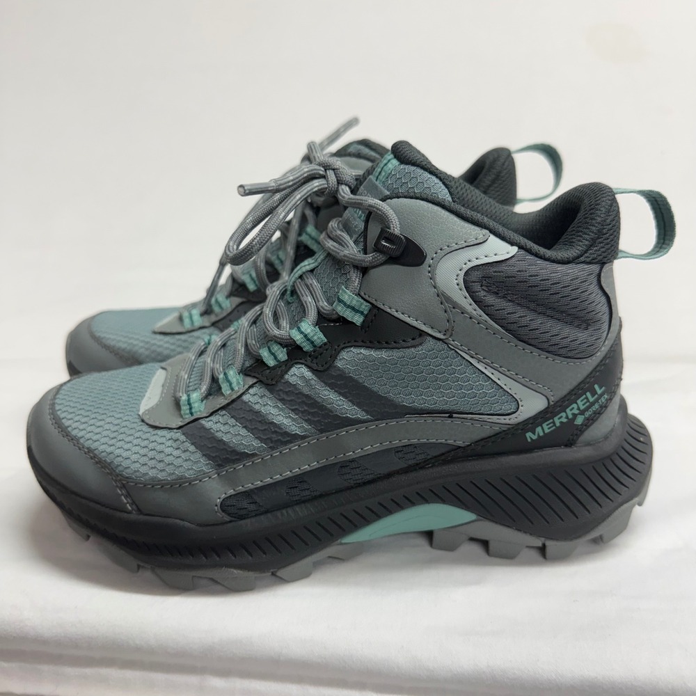 Merrell Alverstone 2 Mid GORE-TEX Waterproof Hiking Boots Womens 5 Smoke Jade